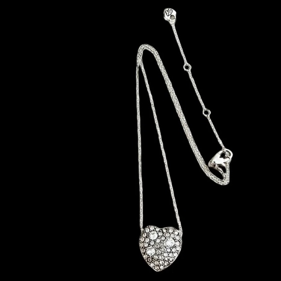 BRIGHTON ANATOLIA CRYSTAL HEART REVERSIBLE NECKLACE - Picture 6 of 6